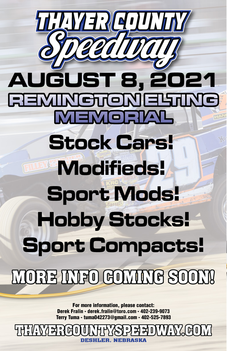 Thayer County Speedway in Deshler Nebraska