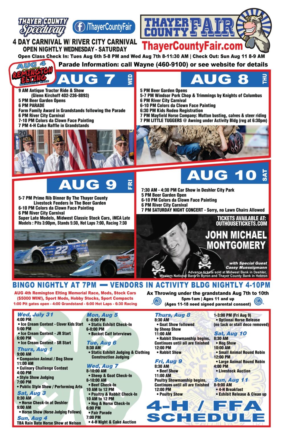 Thayer County Fair in Deshler Nebraska